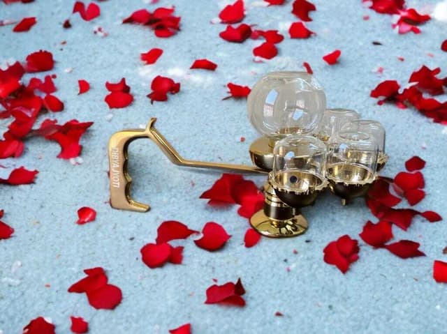 Dibya Panch Jyoti  – 5 (Five) Diya With Oil Container