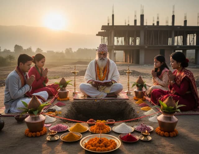 जग पूजा – Jag Puja (Earth / Ground Consecration Ritual)