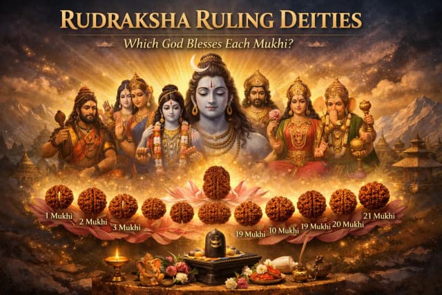 Rudraksha Ruling Deities: Which God Blesses Each Mukhi